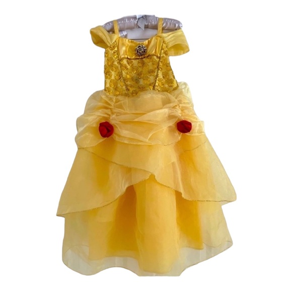 Disney Other - DISNEY - Girl’s Belle Dress Beauty and the Beast - Yellow / Gold / Red - Sz 5/6